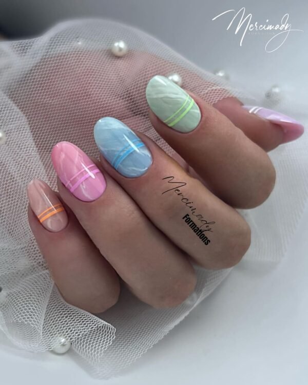 Photo formation nails art